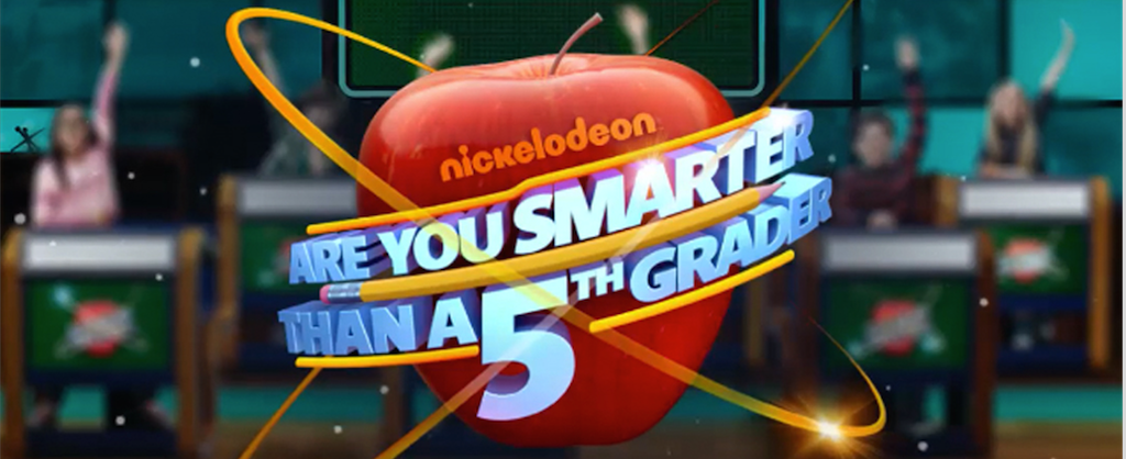 This is the logo for Are You Smarter Than a Fifth Grader. Post sound performed at Mixers Sound.
